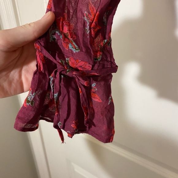 Free People Amanda‎ Ruffle Long Sleeve Top NWT - Picture 5 of 7